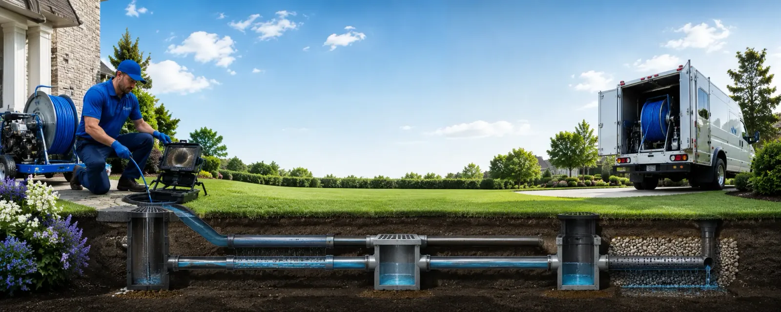 Outdoor drain cleaning information for Pickens, MS